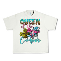 Pistachio Queen Of The Camper Urban Heavy Tee - BundleAndBundleShop