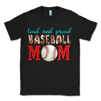 Black Loud And Proud Baseball Mom Classic Tee - BundleAndBundleShop
