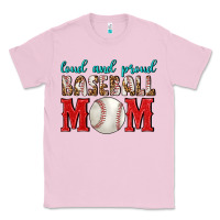 Bubblegum Pink Loud And Proud Baseball Mom Classic Tee - BundleAndBundleShop