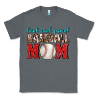 Charcoal Heather Loud And Proud Baseball Mom Classic Tee - BundleAndBundleShop