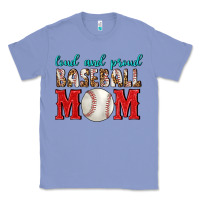 Colony Blue Loud And Proud Baseball Mom Classic Tee - BundleAndBundleShop