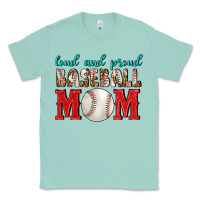 Seafoam Loud And Proud Baseball Mom Classic Tee - BundleAndBundleShop