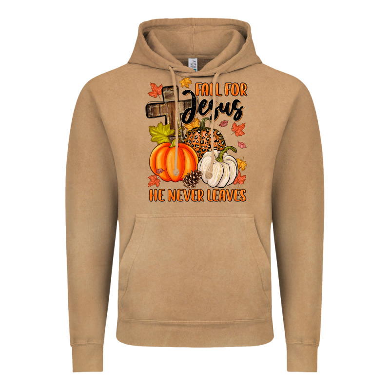 Fall For Jesus He Never Leaves Vintage Hoodie by MaliasSmallBusiness | Teevron
