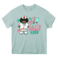 Arona nurse life afro american nurse Heavy Core Tee - BarkalooDesign