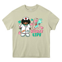 Mossy nurse life afro american nurse Heavy Core Tee - BarkalooDesign