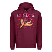Burgundy cupid s dating service Premium Hoodie - OliviaCreatesArt
