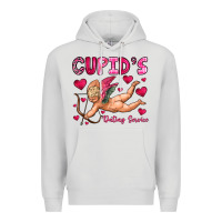 Dove Grey cupid s dating service Premium Hoodie - OliviaCreatesArt