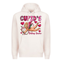 Pale Pink cupid s dating service Premium Hoodie - OliviaCreatesArt