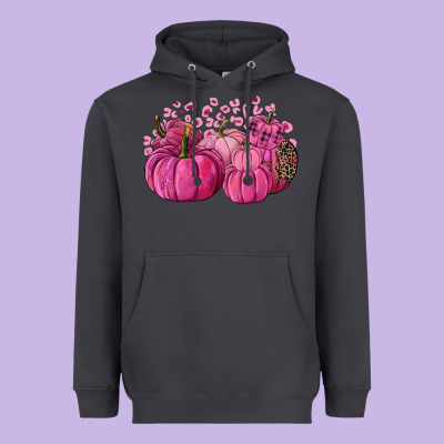 Cancer Pumpkins Heavyweight Hoodie Designed By Fadigitalartstudio