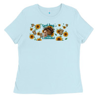 Baby Blue dead inside but caffeinated momlife Ladies Tee - Jasminsmagicworld