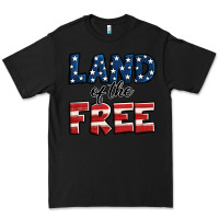 Black Land of the free America Premium Tee - Jasminsmagicworld