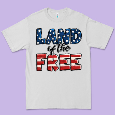 Land Of The Free America Premium Tee Designed By Jasminsmagicworld