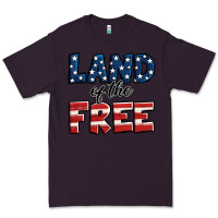 Plum Land of the free America Premium Tee - Jasminsmagicworld