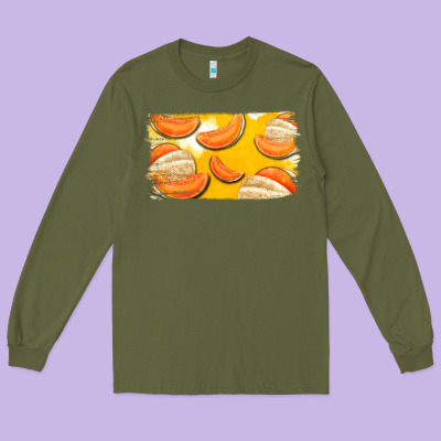 Colorado Cantaloupe Background Long Sleeve Tee Designed By Bettercallsaul