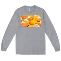 Heather Grey Colorado Cantaloupe Background Long Sleeve Tee - Bettercallsaul