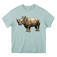 Arona Rhino Illustrations Heavy Core Tee - LillyAllenDesigns