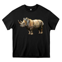 Black Rhino Illustrations Heavy Core Tee - LillyAllenDesigns