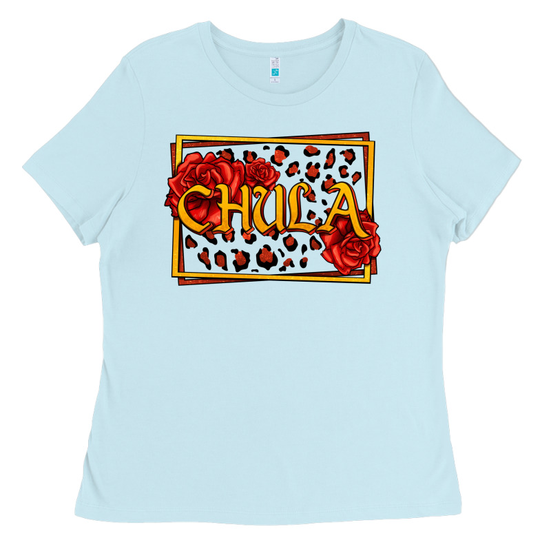 Spanish Chula With Roses Ladies Tee by Jasminsmagicworld | Teevron