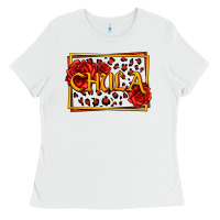 White Spanish chula with roses Ladies Tee - Jasminsmagicworld