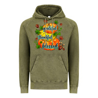 Vintage Olive grateful thankful blessed Vintage Hoodie - MaliasSmallBusiness