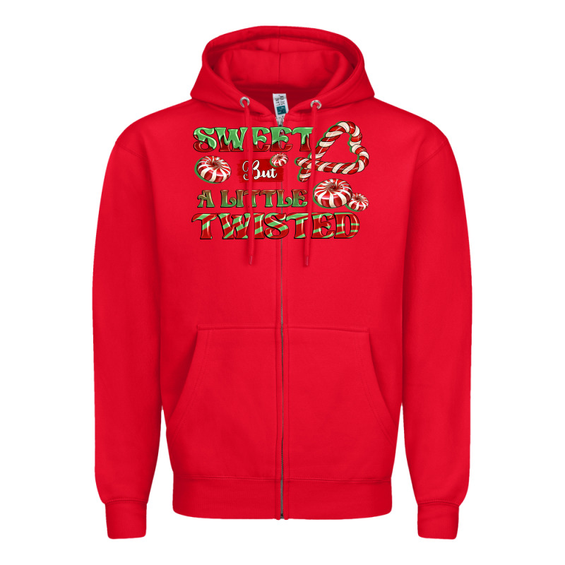 Sweet But A Little Twisted Zipper Hoodie by CowGirlArtShop | Teevron