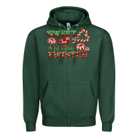 Sports Green sweet but a little twisted Zipper Hoodie - CowGirlArtShop