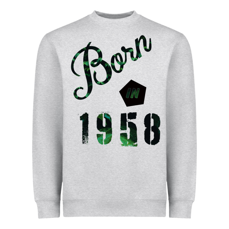 Born In 1958 Heavyweight Sweatshirt by Bettercallsaul | Teevron