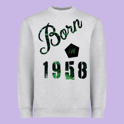 Born In 1958 Heavyweight Sweatshirt Designed By Bettercallsaul