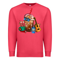 Cardinal Camping Frappe Coffee Premium Sweatshirt - FaDigitalArtStudio