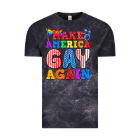 Cloud Black Make America Gay Again Vintage Tee - BundleAndBundleShop
