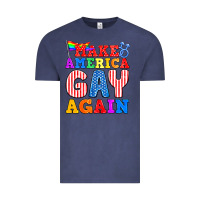 Vintage Denim Make America Gay Again Vintage Tee - BundleAndBundleShop