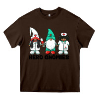 Hero Gnomies African American Nurse Gnomies Medical Gnomies Heavy Core Tee | Teevron