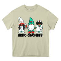 Mossy hero gnomies african american nurse gnomies medical gnomies Heavy Core Tee - BarkalooDesign