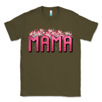 Army Green Western Mama Classic Tee - BundleAndBundleShop
