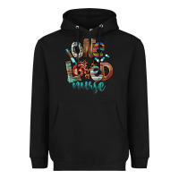 Black One Loved Nurse Heavyweight Hoodie - FaDigitalArtStudio