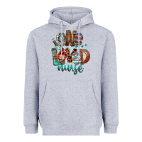 Heather Grey One Loved Nurse Heavyweight Hoodie - FaDigitalArtStudio