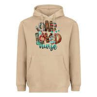 Mushroom One Loved Nurse Heavyweight Hoodie - FaDigitalArtStudio