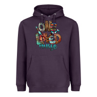 Plum One Loved Nurse Heavyweight Hoodie - FaDigitalArtStudio