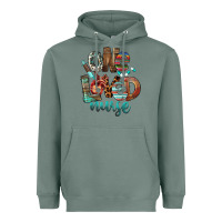 Sage One Loved Nurse Heavyweight Hoodie - FaDigitalArtStudio