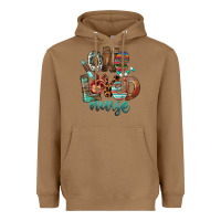Toasted Coconut One Loved Nurse Heavyweight Hoodie - FaDigitalArtStudio