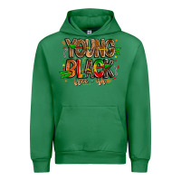 Emerald young black free ish Urban Hoodie - CowhideDigitalArt