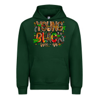 Forest Green young black free ish Urban Hoodie - CowhideDigitalArt