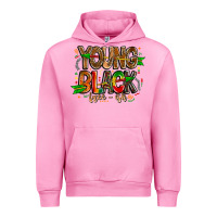 Fuchsia Pink young black free ish Urban Hoodie - CowhideDigitalArt