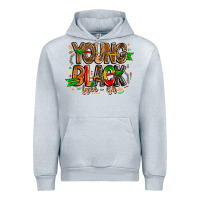 Heather Grey young black free ish Urban Hoodie - CowhideDigitalArt