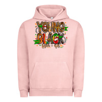Pigment Salmon young black free ish Urban Hoodie - CowhideDigitalArt