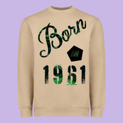 Born In 1961 Heavyweight Sweatshirt Designed By Bettercallsaul