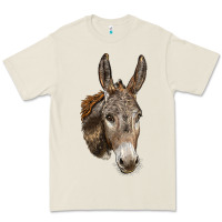Bone Andalusian Donkey Face Premium Tee - LillyAllenDesigns