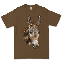 Cacao Andalusian Donkey Face Premium Tee - LillyAllenDesigns