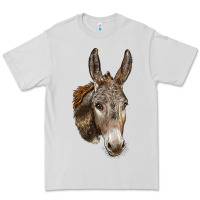 Dove Grey Andalusian Donkey Face Premium Tee - LillyAllenDesigns