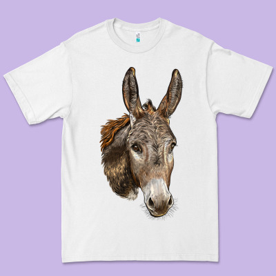 Andalusian Donkey Face Premium Tee Designed By Lillyallendesigns